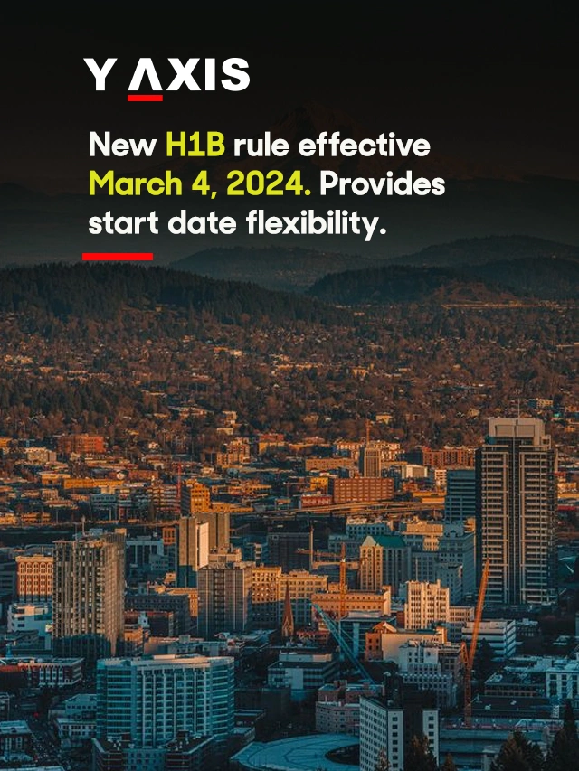 New H1B rule effective March 4, 2024. Provides start date flexibility.